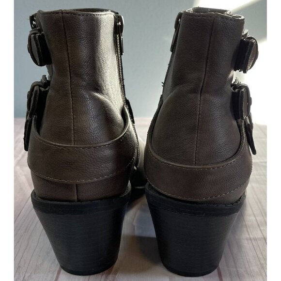 Ruffhewn Womens Dikson Heeled Ankle Bootie Brown Size 11 US - Picture 8 of 12